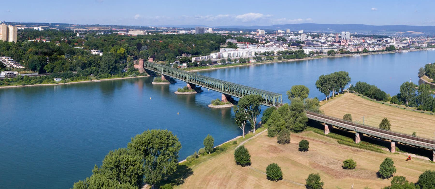 Blick über das Rhein-Main-Gebiet